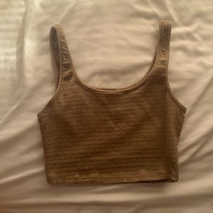 Forever 21, Tan, Tank top, Crop top
